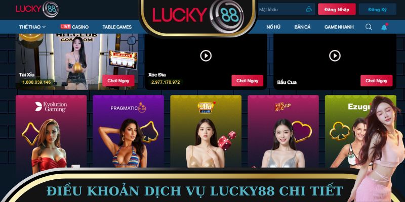 Điều Khoản Dịch Vụ Lucky88 - Các Quy Định Khi Trải Nghiệm 1 Điều khoản dịch vụ Lucky88 chi tiết