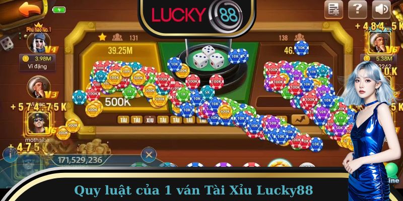 Quy luật chung của 1 ván Tài Xỉu Lucky88